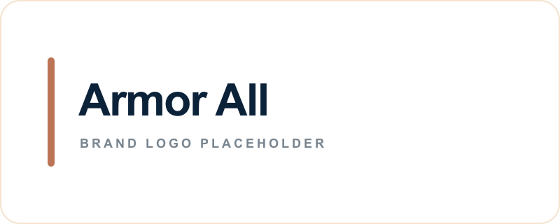 Armor All text logo placeholder
