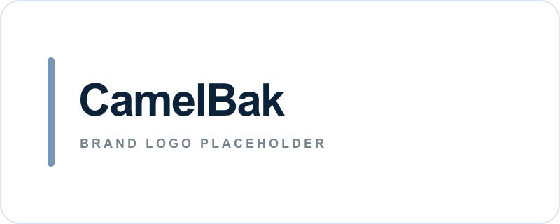 CamelBak text logo placeholder