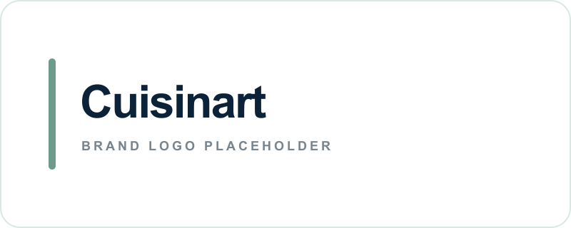 Cuisinart text logo placeholder