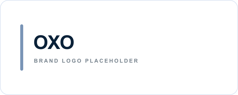 OXO text logo placeholder