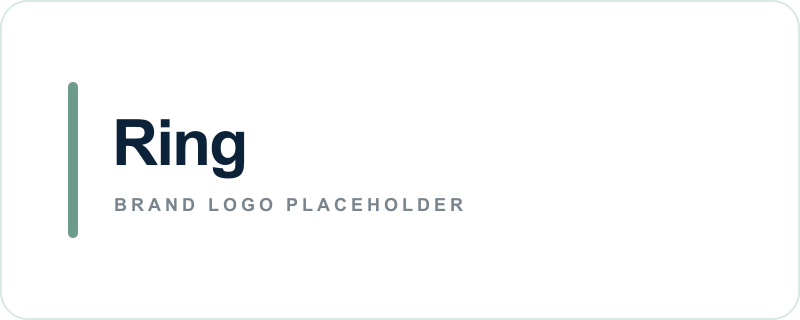 Ring text logo placeholder